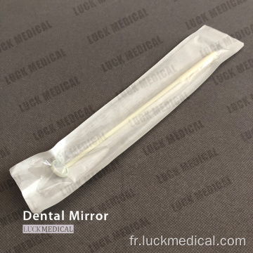 Utilisation endodontique miroir oral jetable